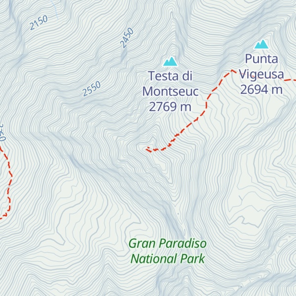 Map of Punta Fenilia