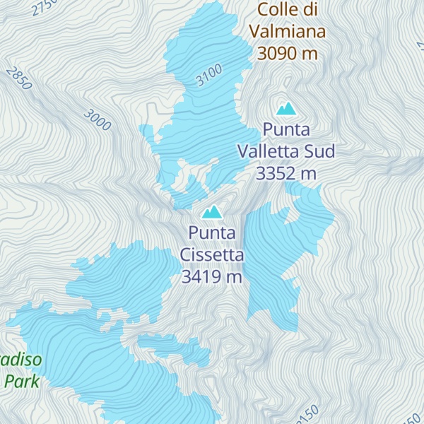 Map of Punta Cissetta