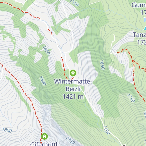 Map of Wintermatte-Beizli