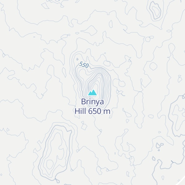 Map of Brinya Hill