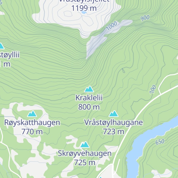 Map of Kraklelii