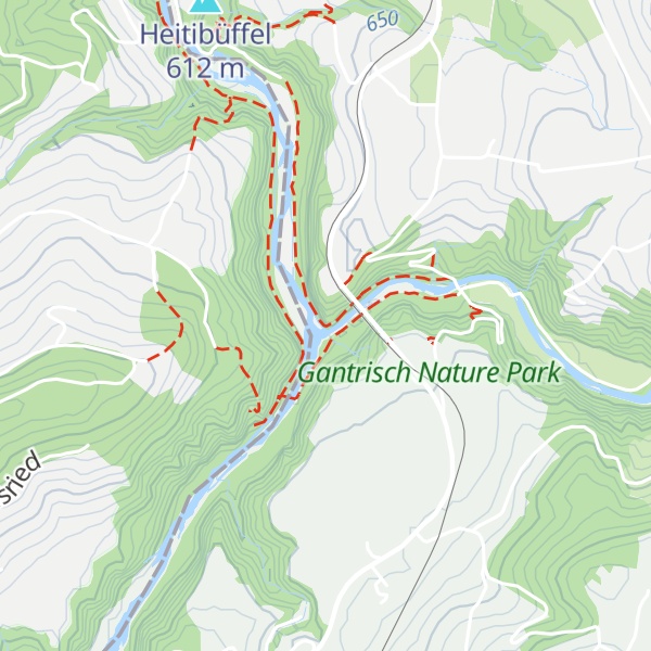 Map of Büffelfels Kletterwand