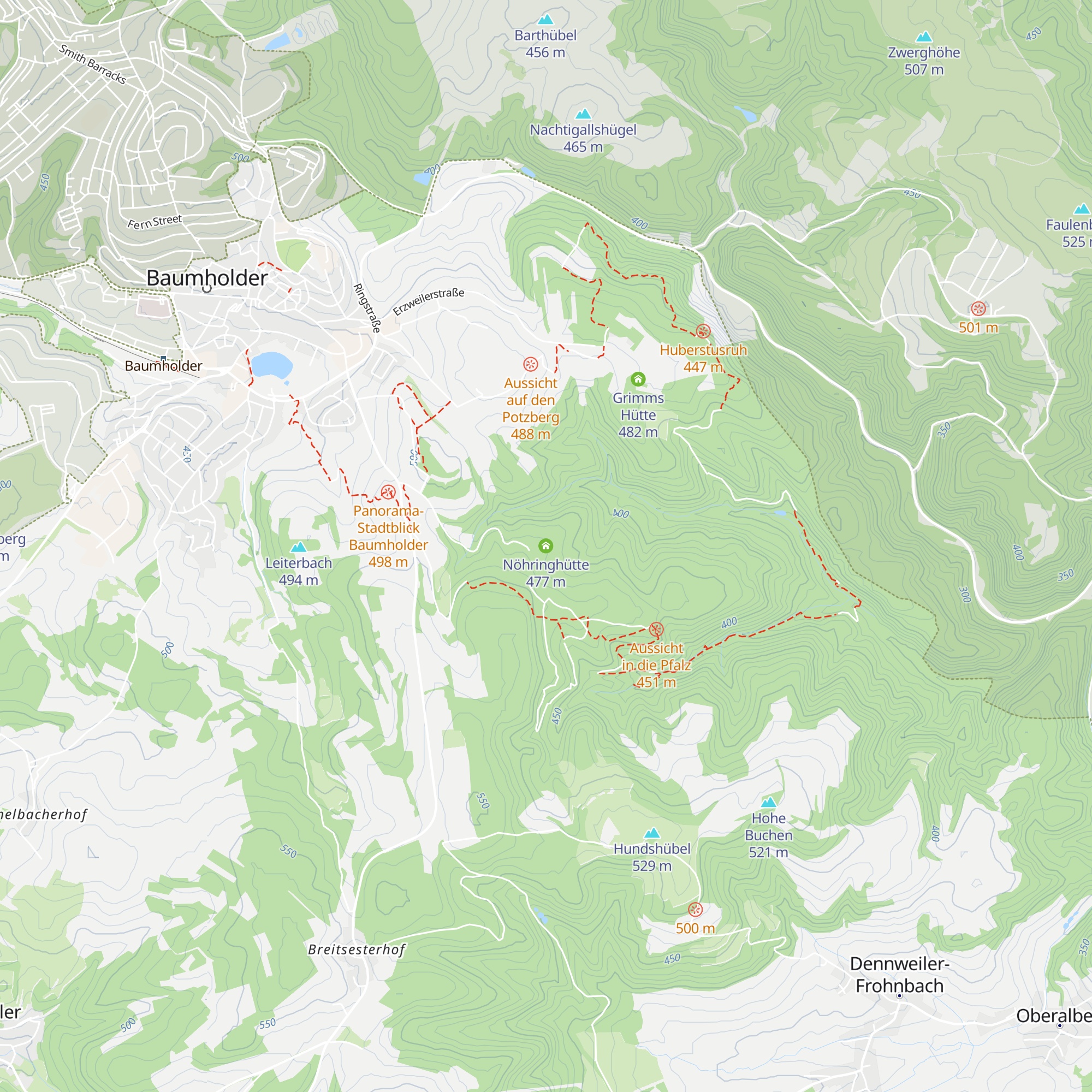Nöhringhütte map