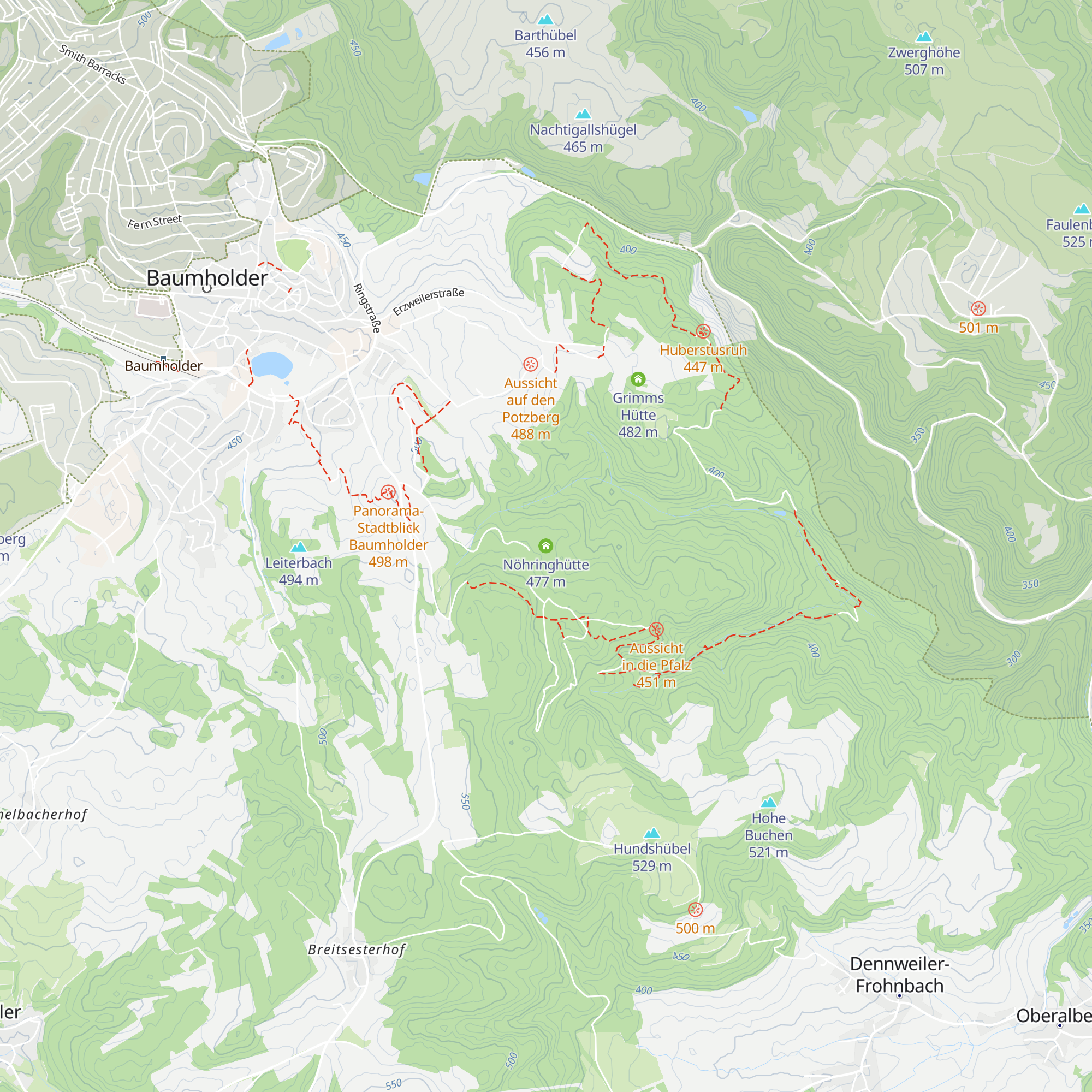 Nöhringhütte map
