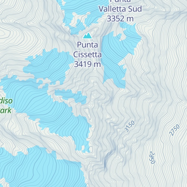 Map of Punta Patrì Settentrionale