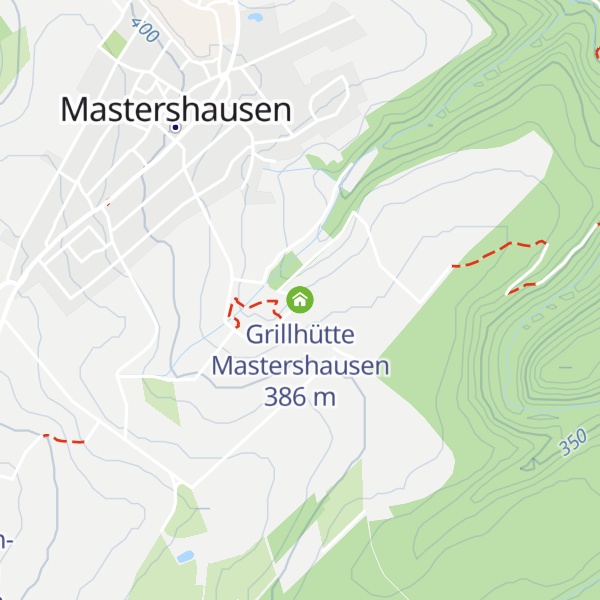 Map of Grillhütte Mastershausen