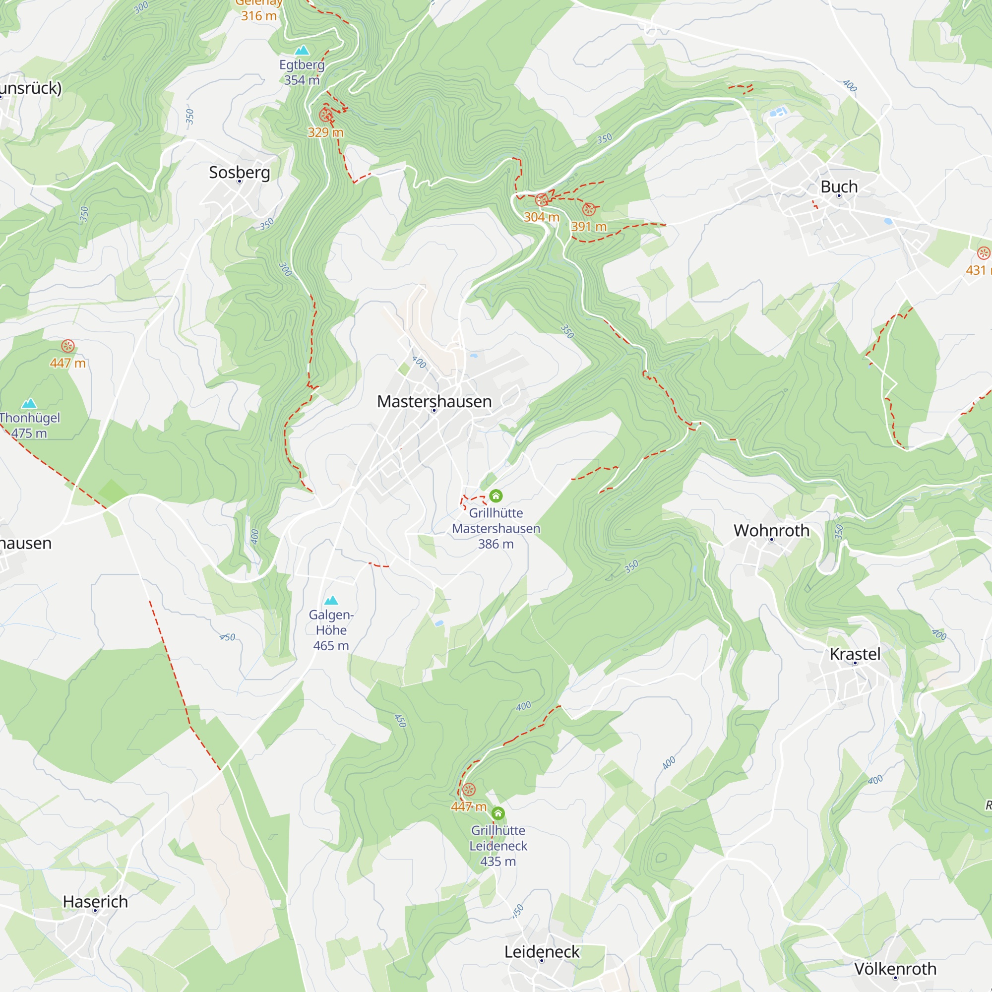 Grillhütte Mastershausen map