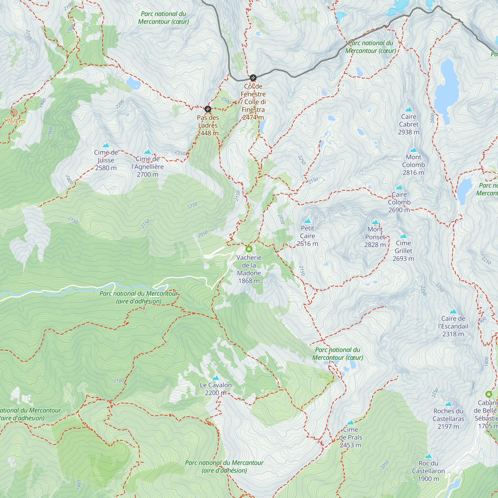 Vacherie de la Madone map
