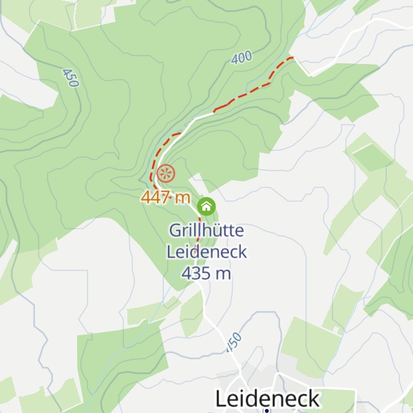 Map of Grillhütte Leideneck