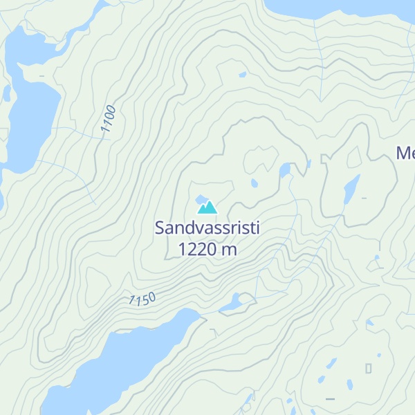 Map of Sandvassristi