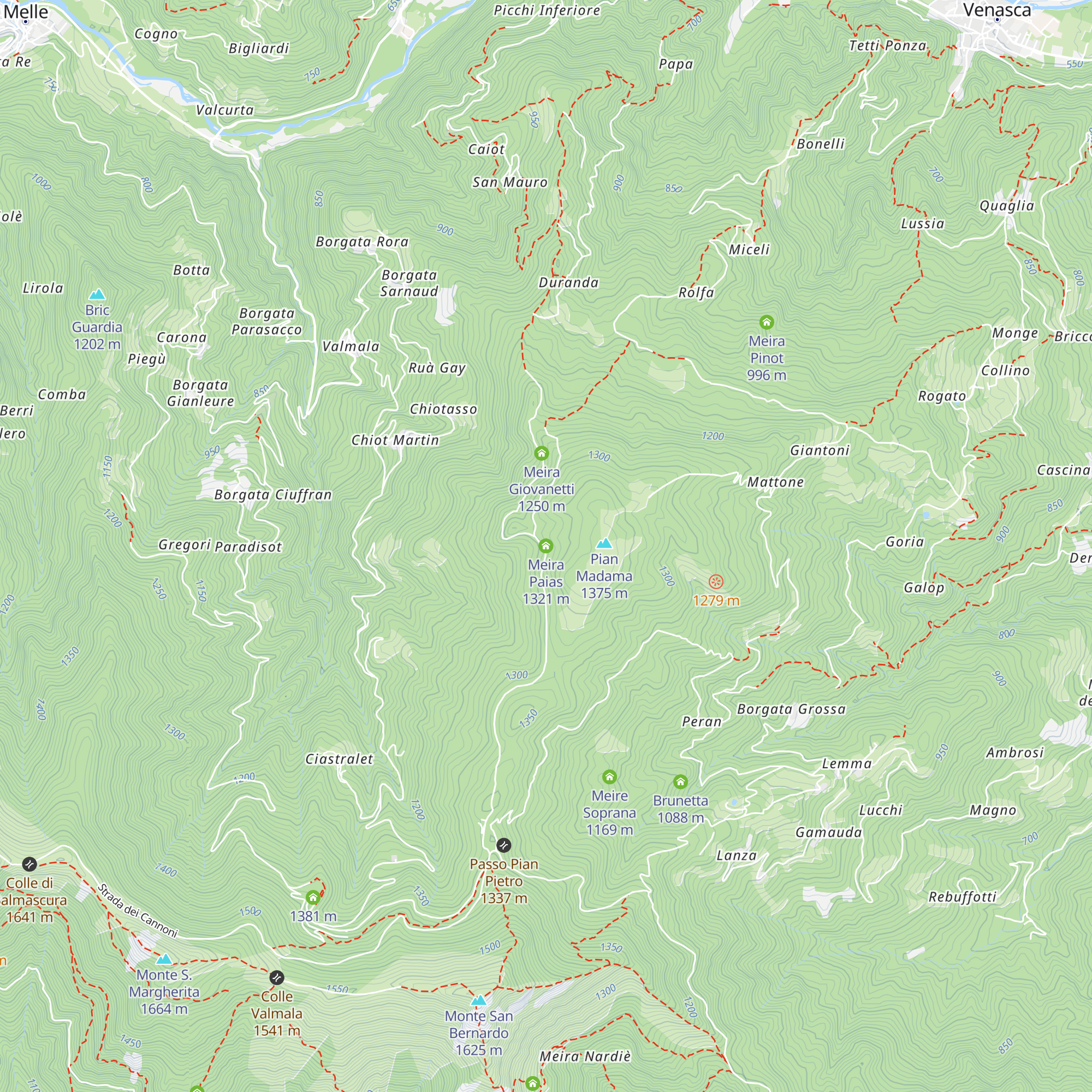 Meira Paias map