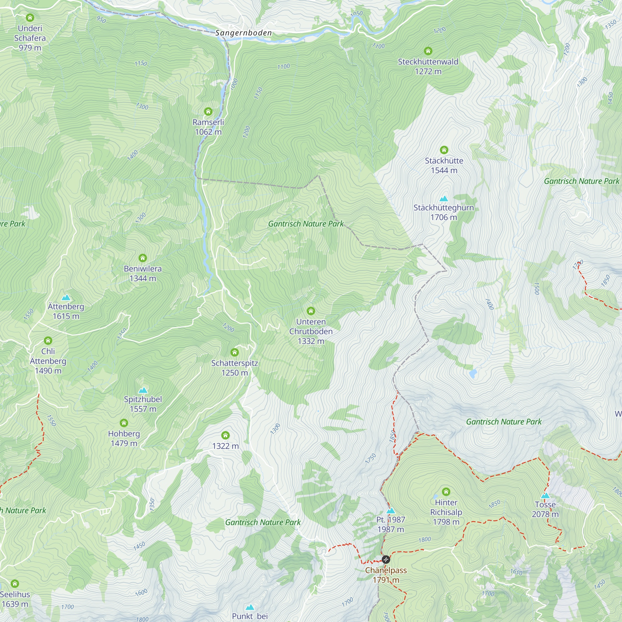 Unteren Chrutböden map