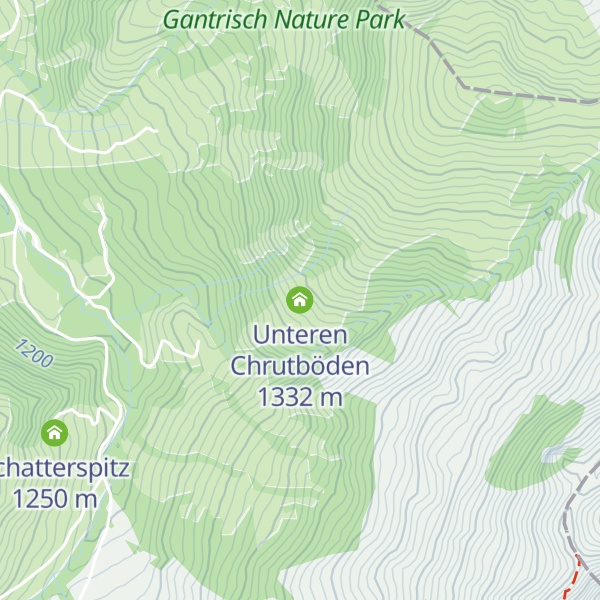 Map of Unteren Chrutböden