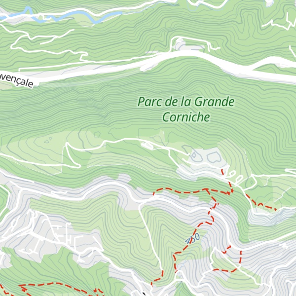 Map of Chiens guide d'Aveugles