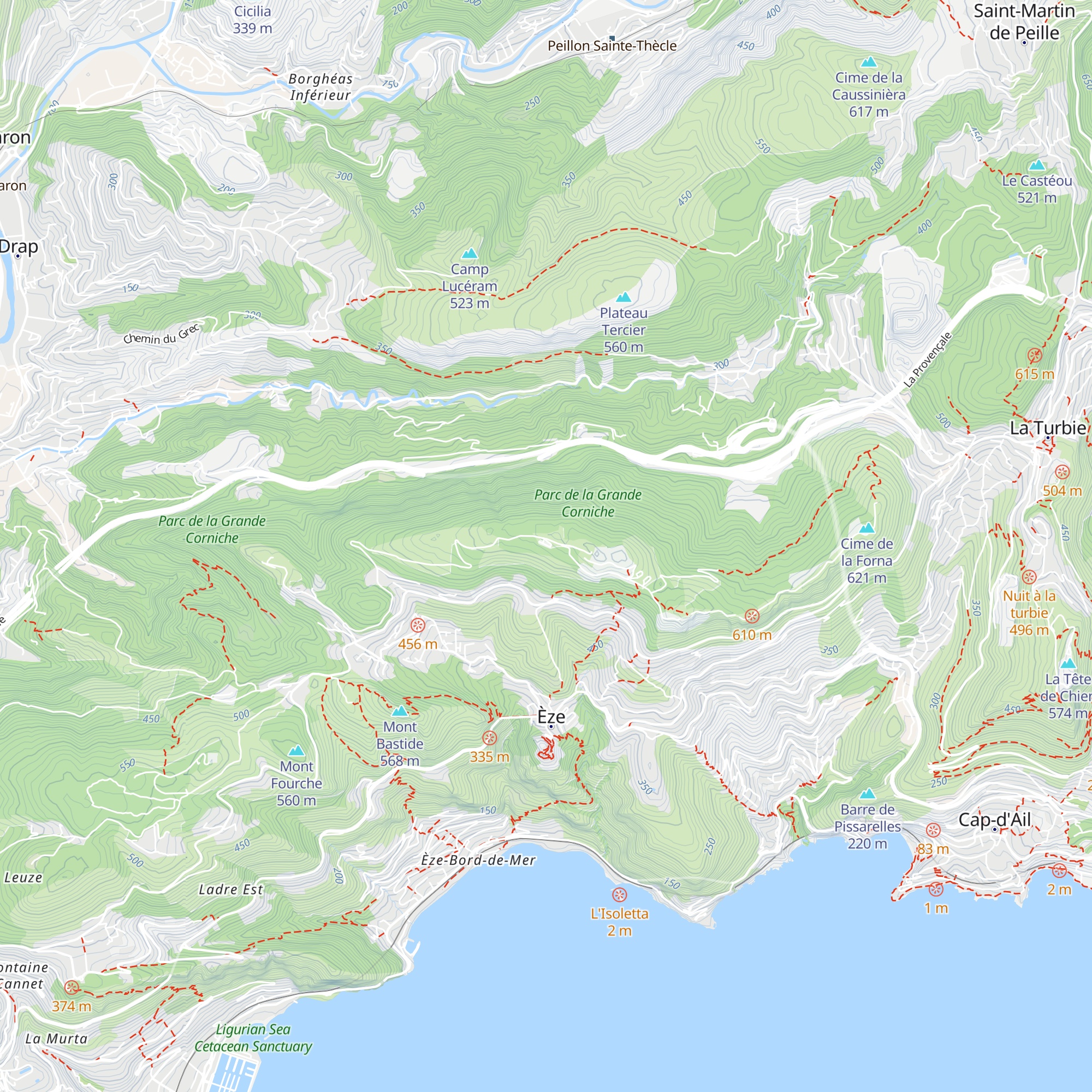 Chiens guide d'Aveugles map