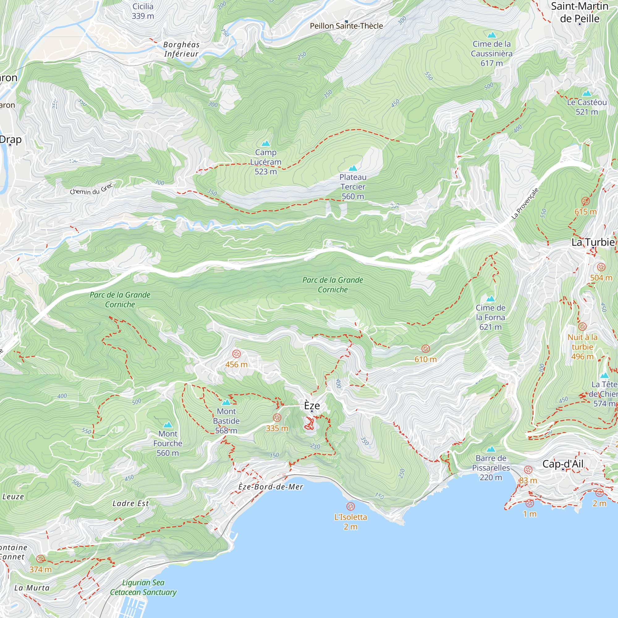 Chiens guide d'Aveugles map