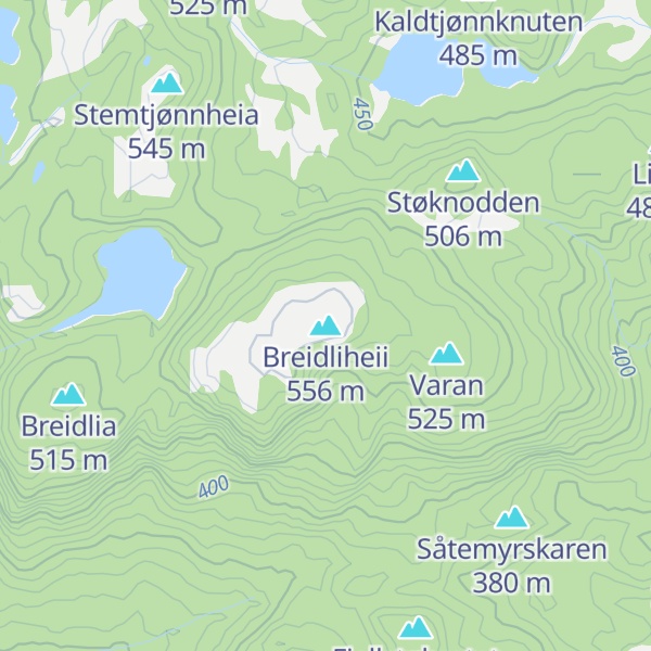 Map of Breidliheii