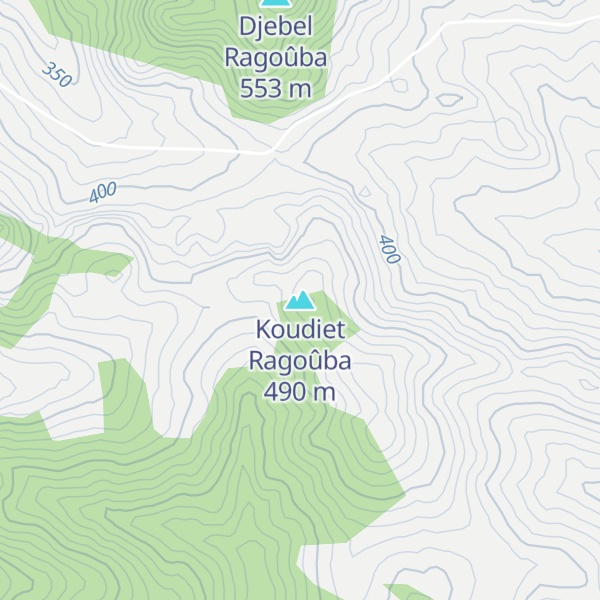 Map of Koudiet Ragoûba