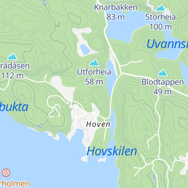 Map of Hovsheia