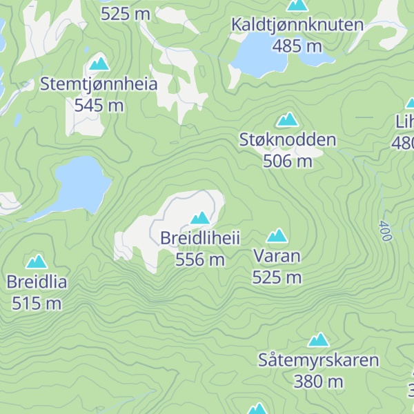 Map of Høghei