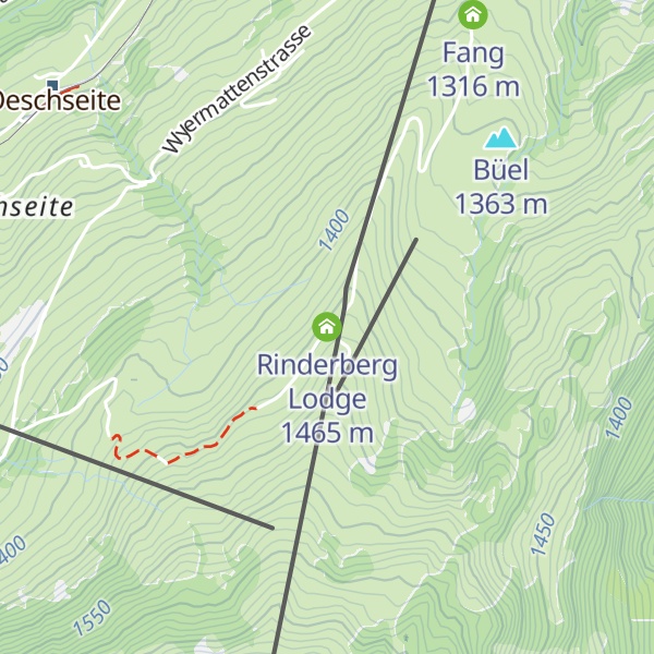 Map of Rinderberg Lodge