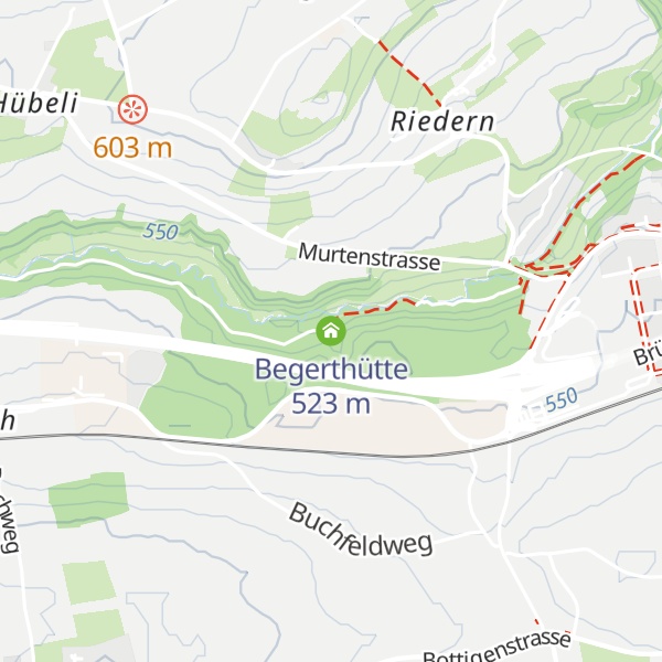 Map of Begerthütte