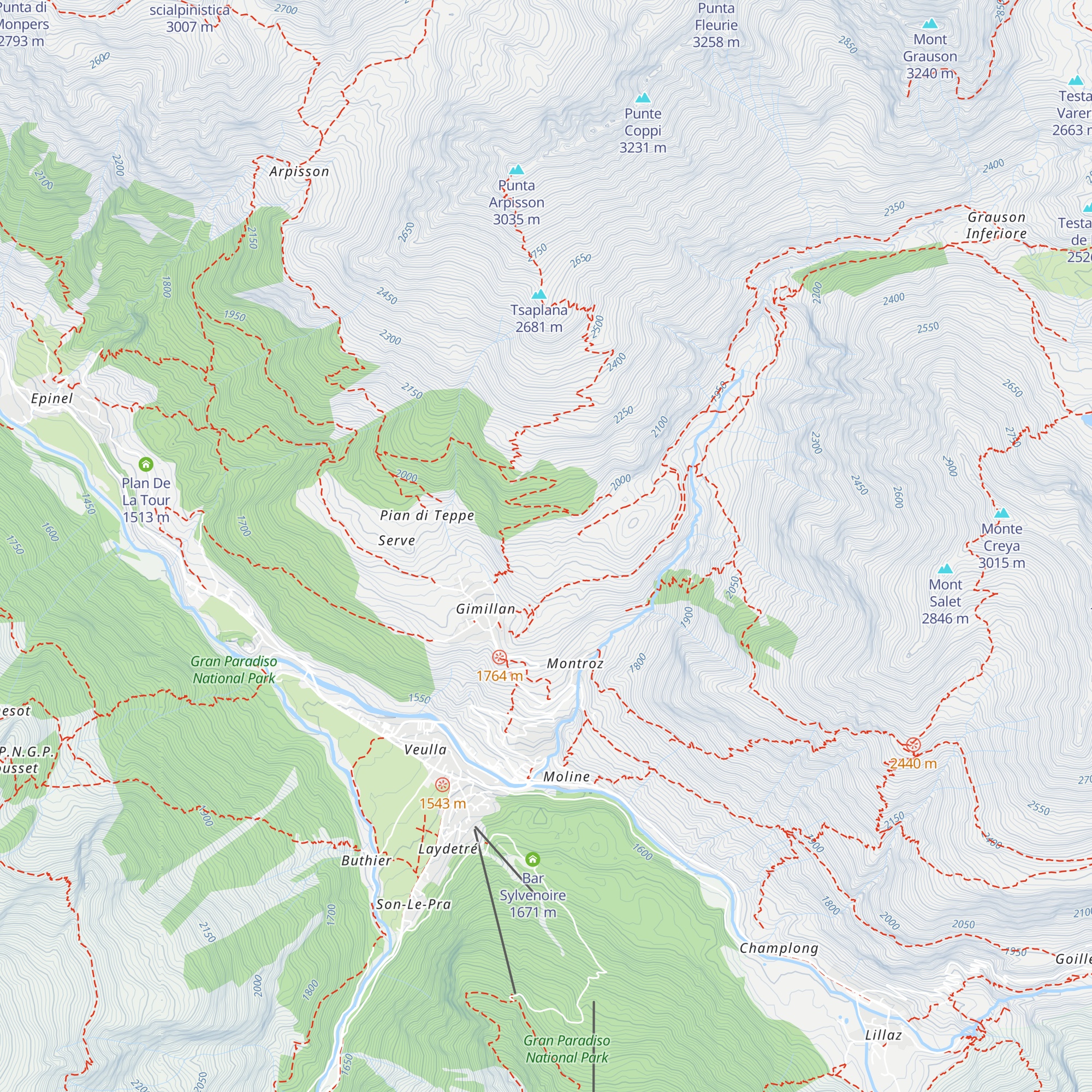 Maien di Soupia map