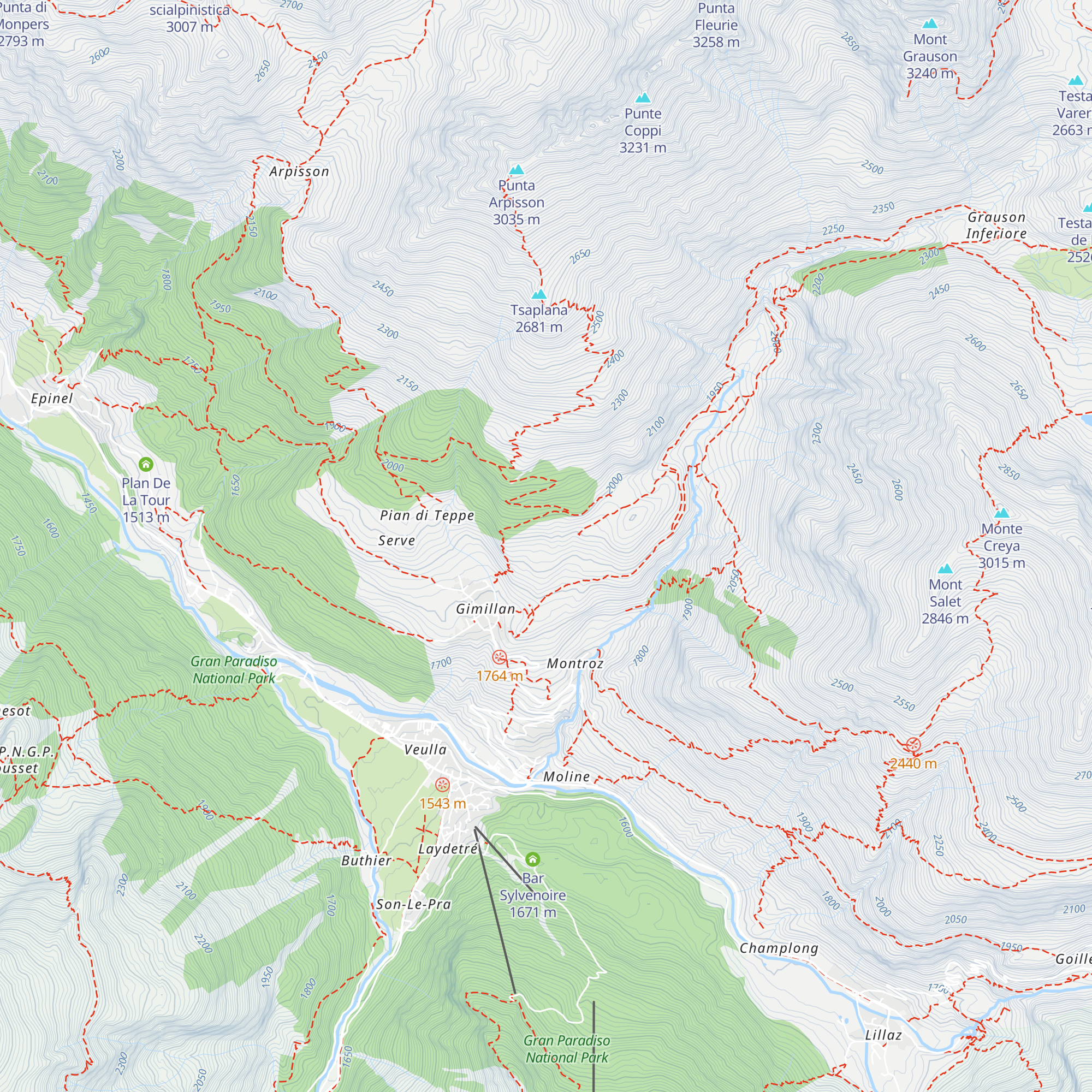 Maien di Soupia map