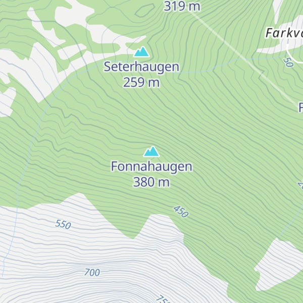 Map of Fonnahaugen