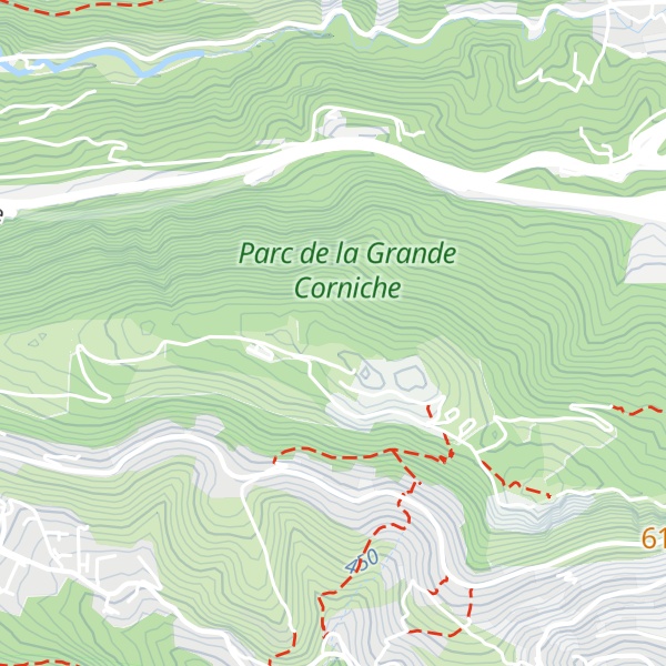 Map of Mont Camps de l'Allé
