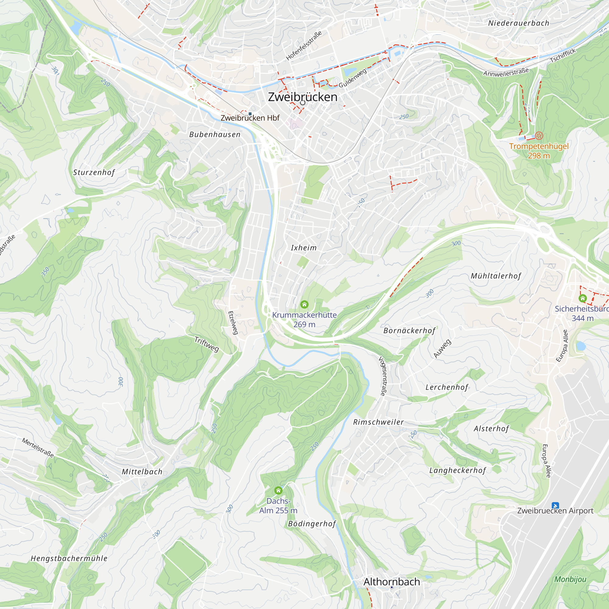 Krummackerhütte map