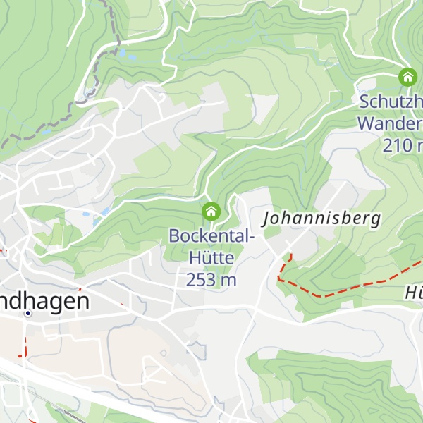 Map of Bockental-Hütte