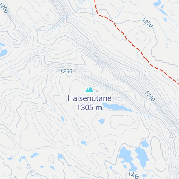 Map of Halsenutane