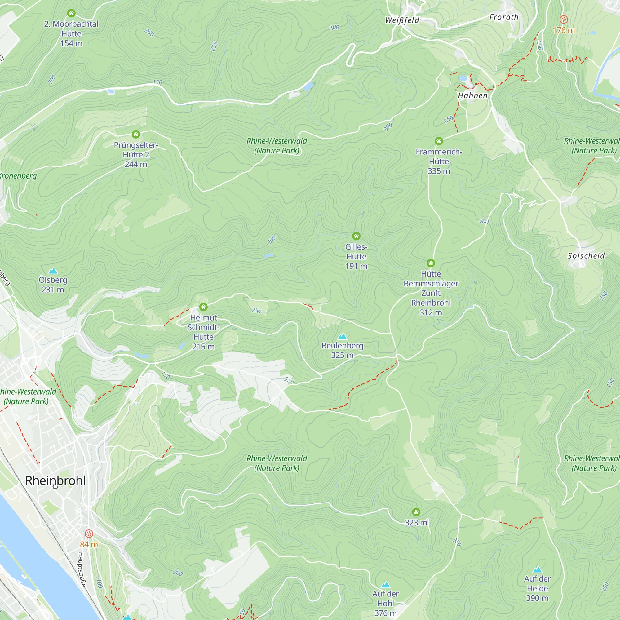 Waldschulhütte map