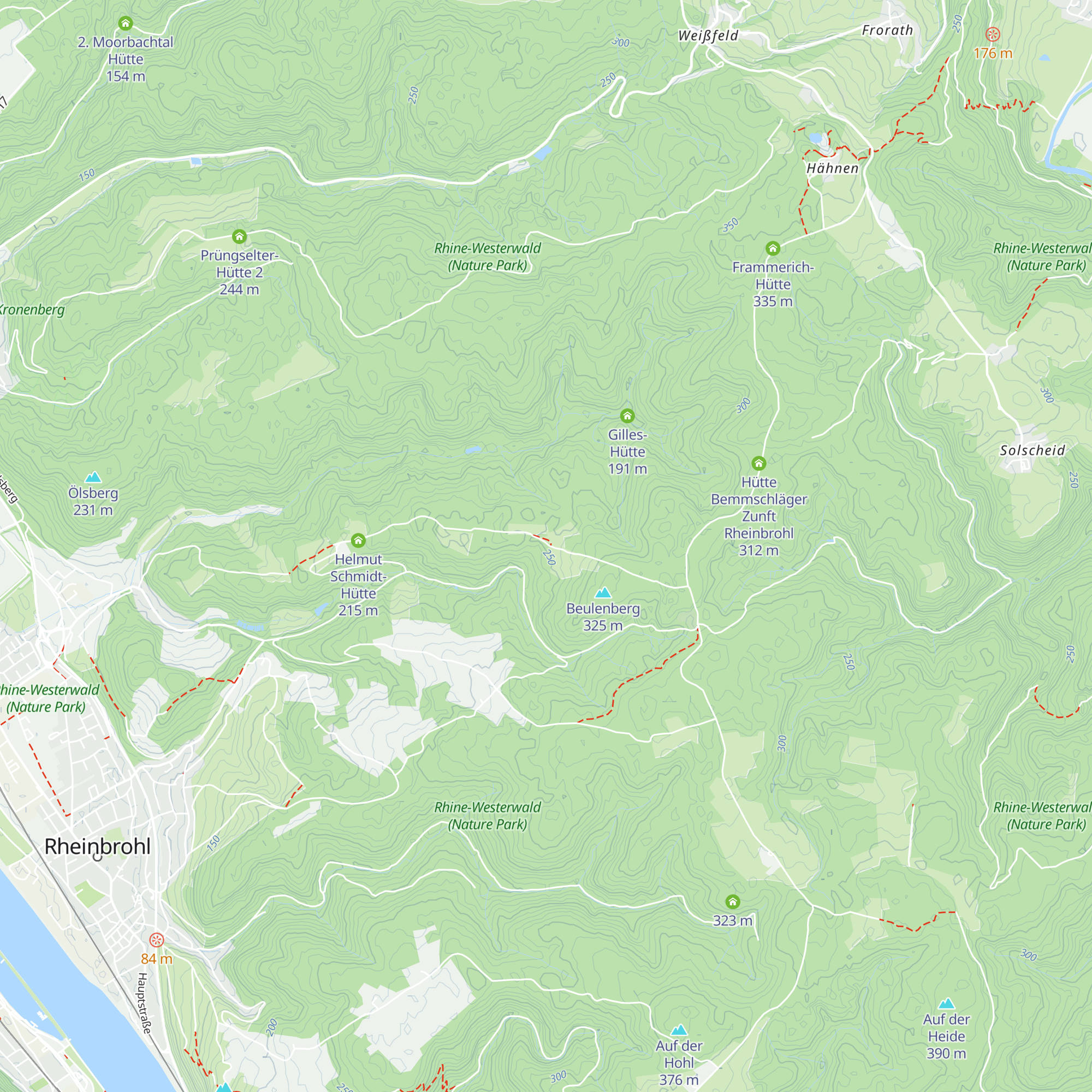 Waldschulhütte map