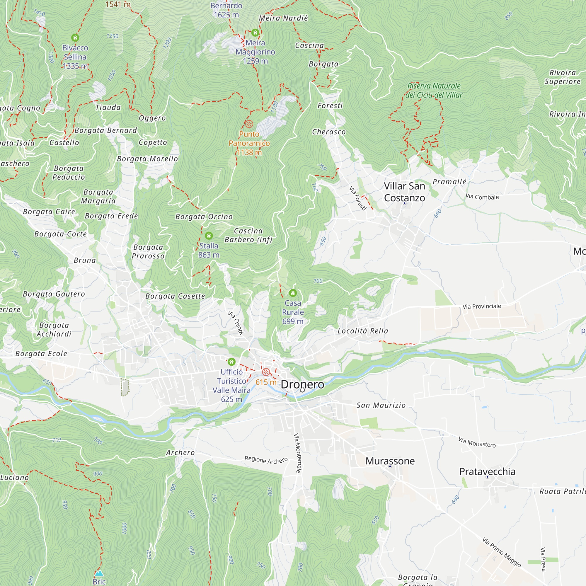 Casa Rurale map