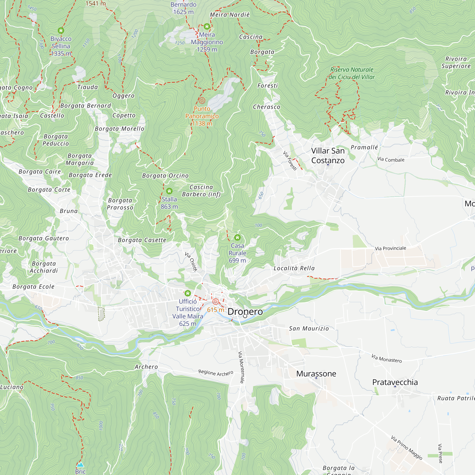 Casa Rurale map