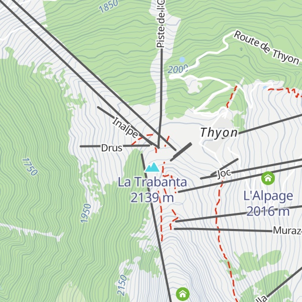 Map of Mont Rouge