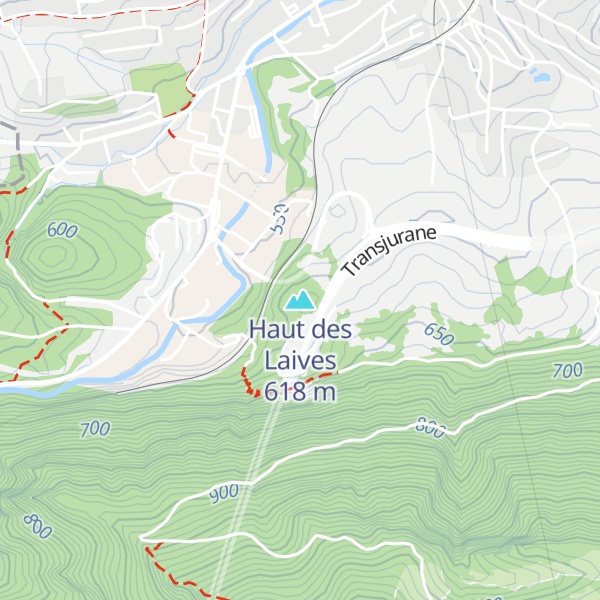 Map of Haut des Laives