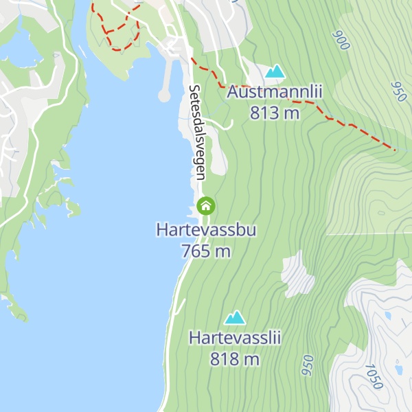 Map of Hartevassbu