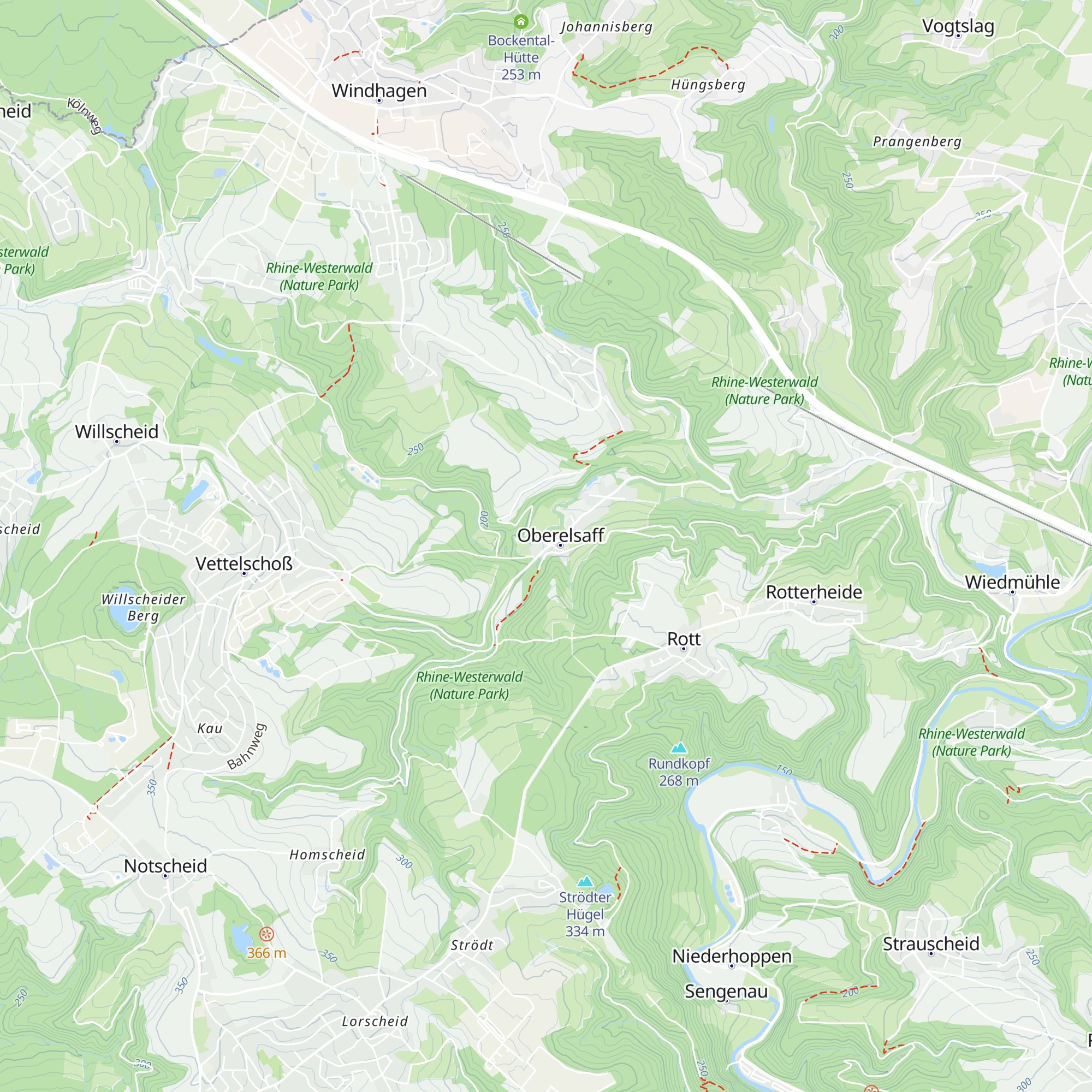 Antonius-Hütte map