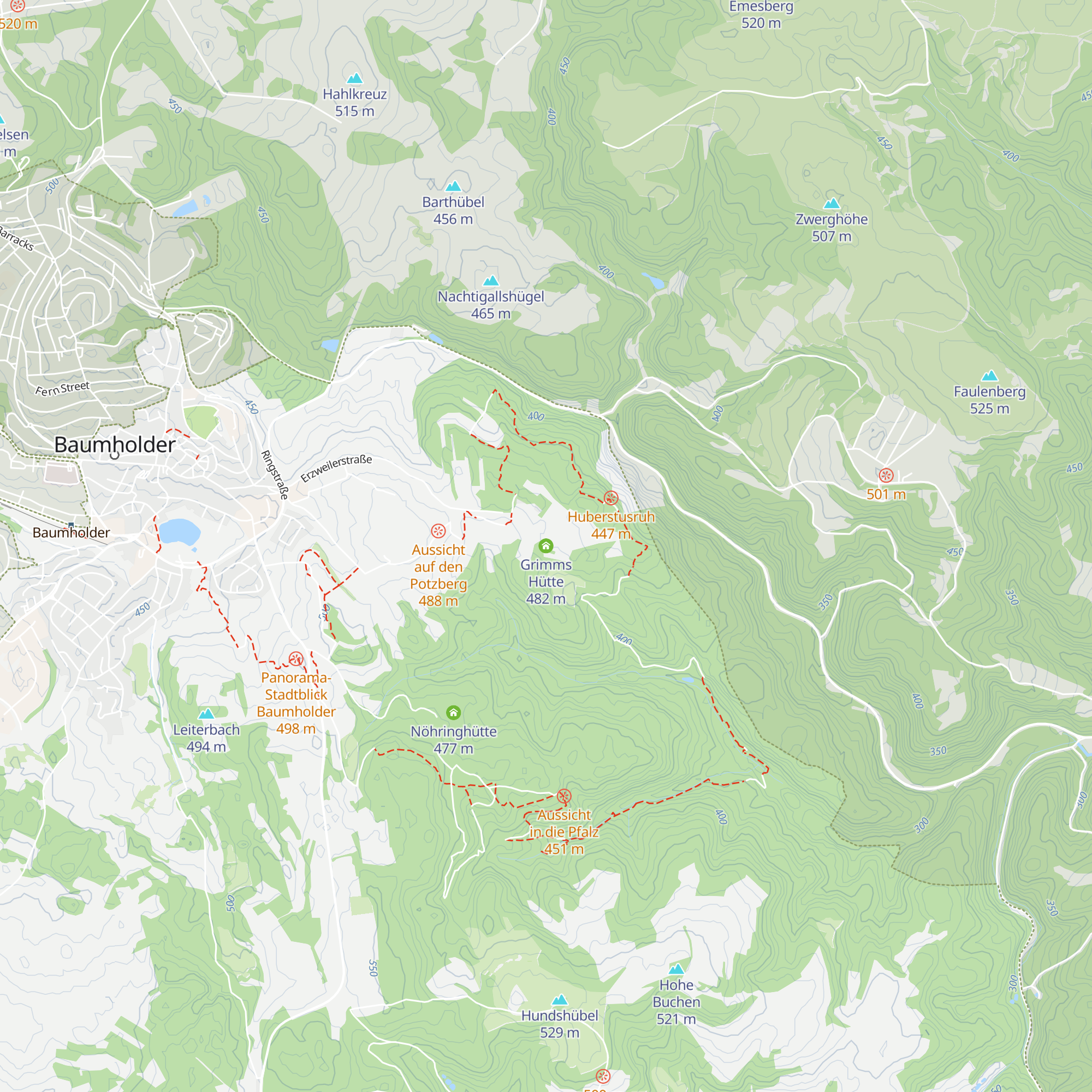 Grimms Hütte map