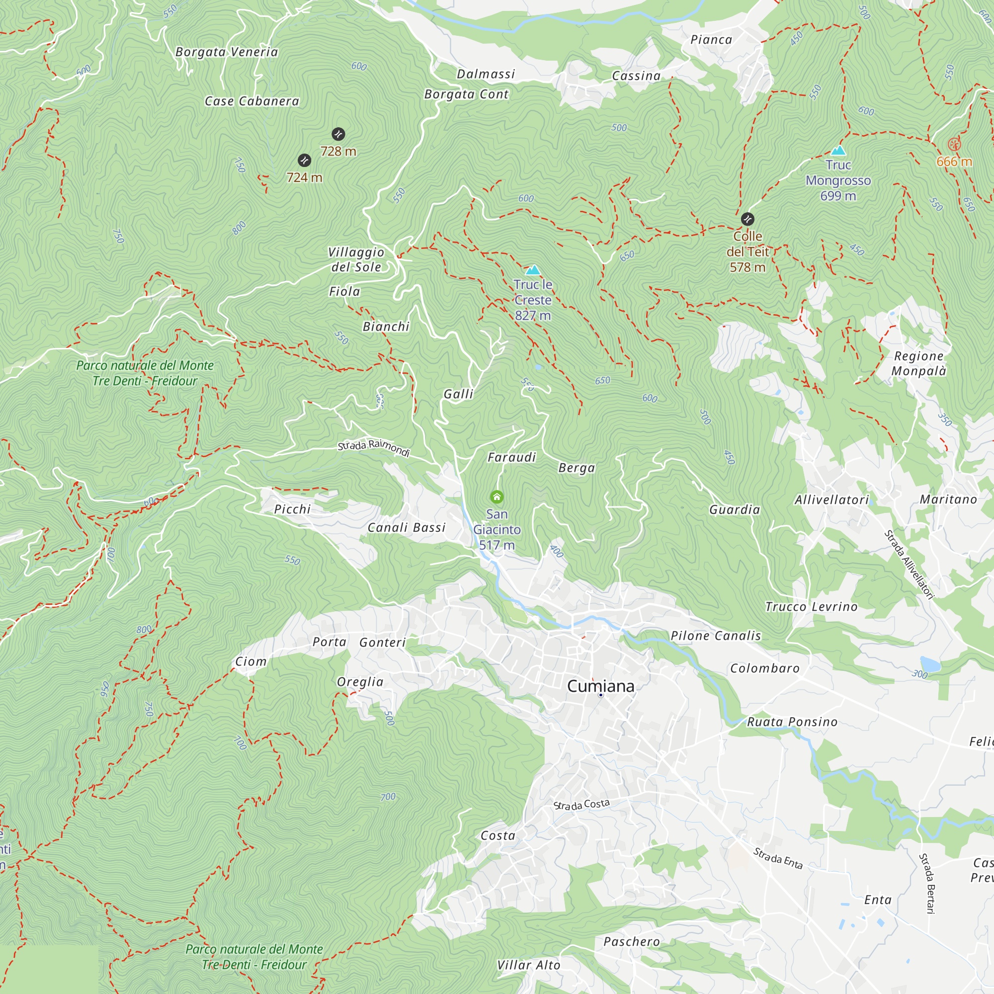 San Giacinto map