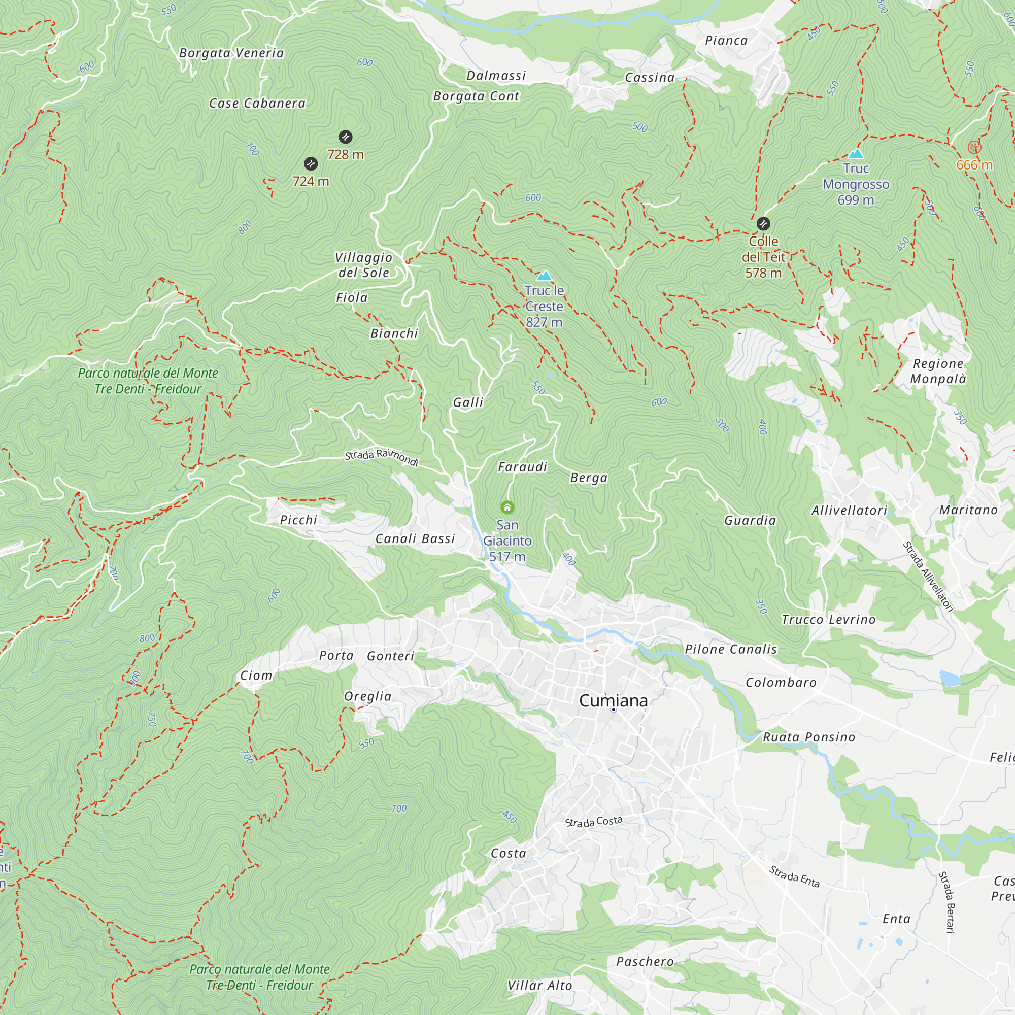 San Giacinto map