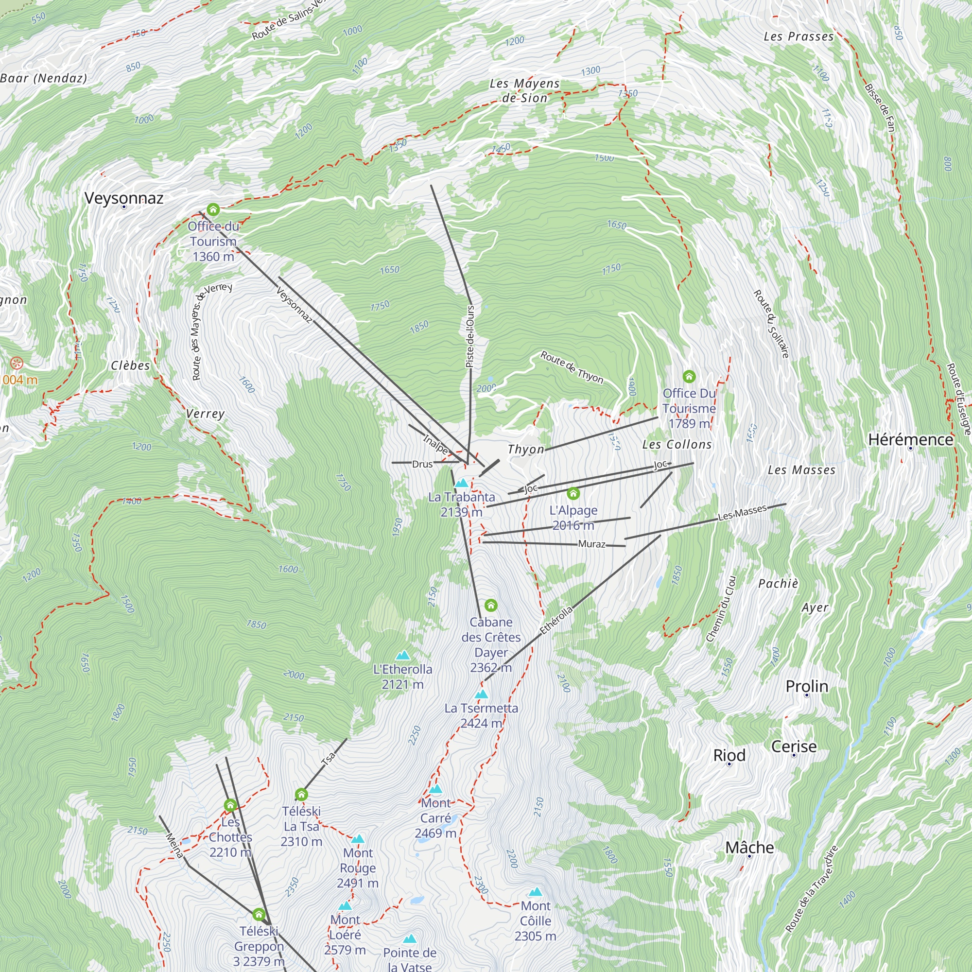 Chambre des vannes map