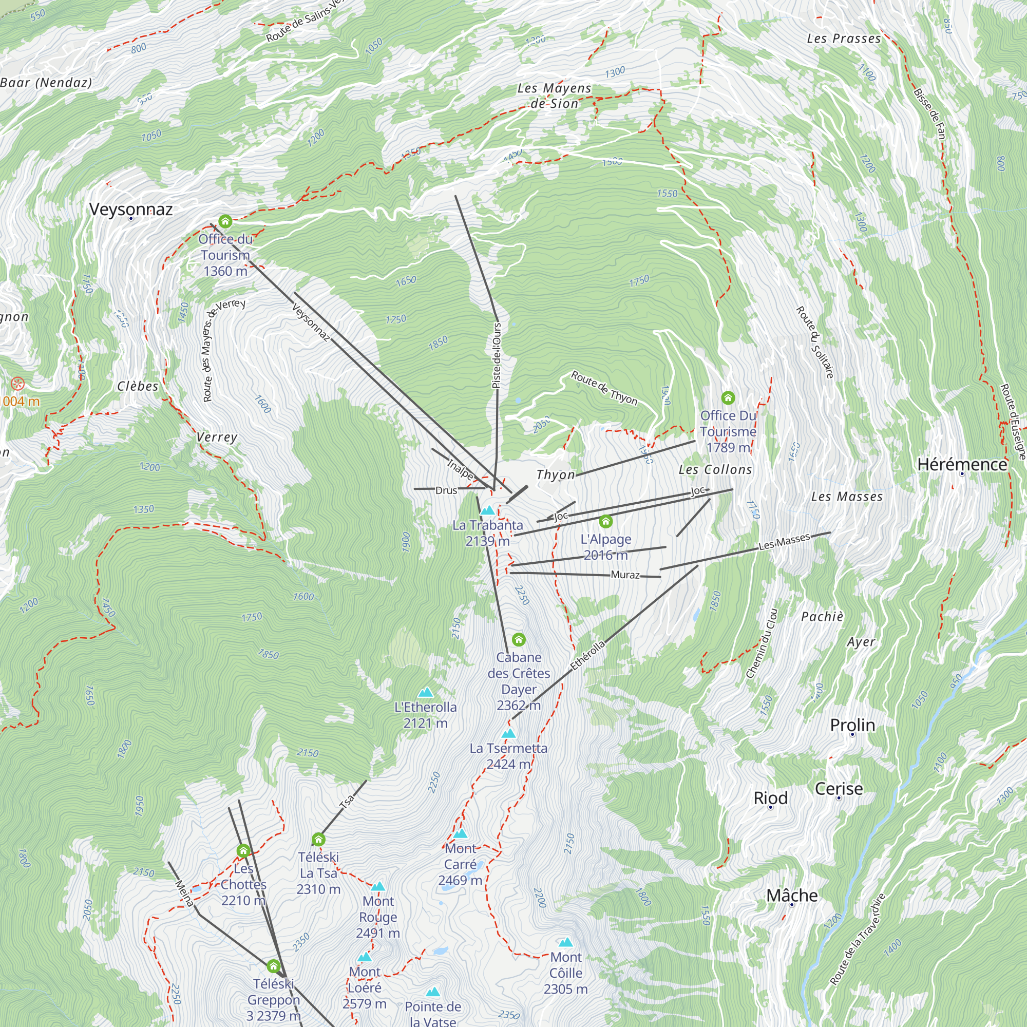 Chambre des vannes map