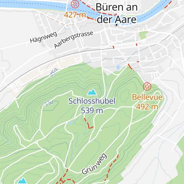 Map of Schlosshubel