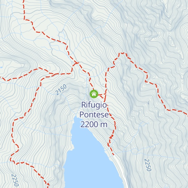 Map of Rifugio Pontese