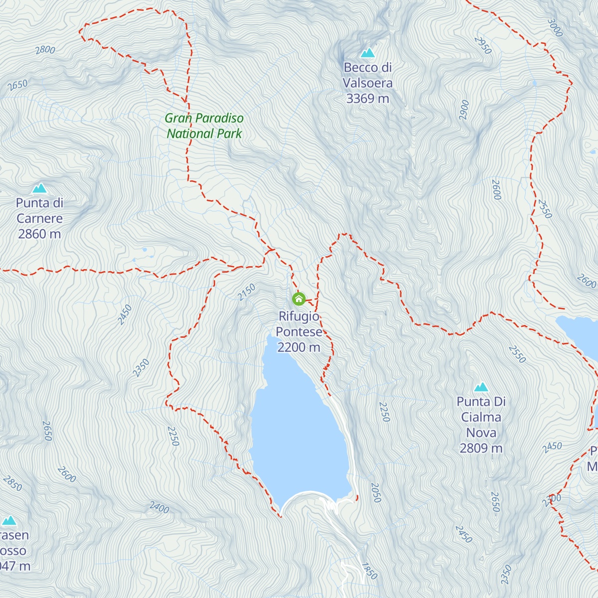 Rifugio Pontese map
