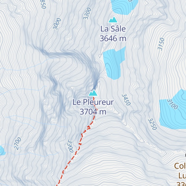 Map of Le Pleureur